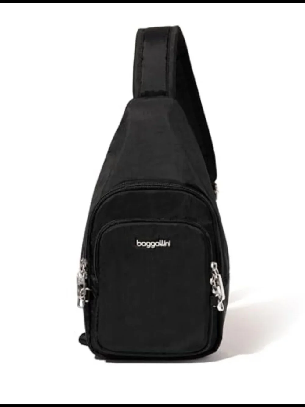 Anti-Theft Sling Crossbody Travel Bag Locking Zippers RFID Cut-Resistant